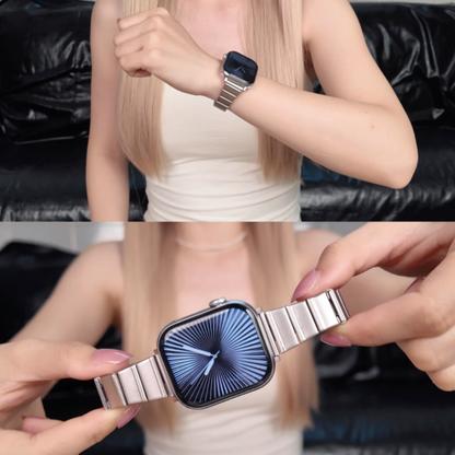 apple watch バンド 韓国 おしゃれ アップル ウォッチ ステンレス バンド 女性