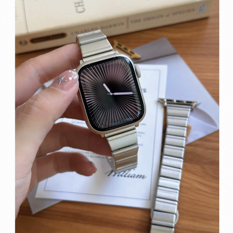 apple watch バンド 韓国 おしゃれ アップル ウォッチ ステンレス バンド 女性