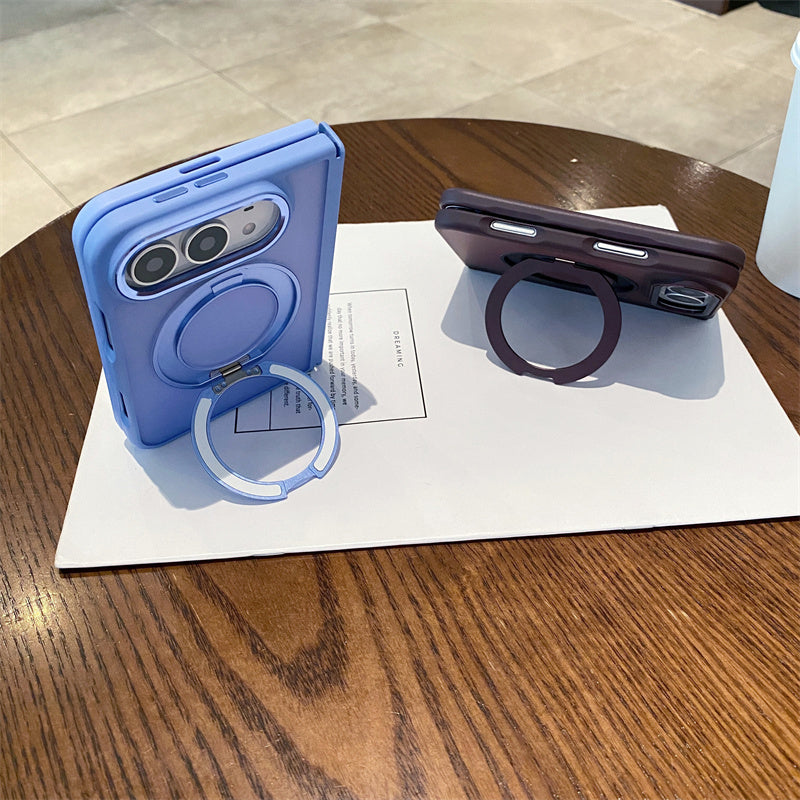 iphone duo ケース ヒンジ 保護 折りたたみiPhone Duo ケース スタンド 付き指紋 付きにくい