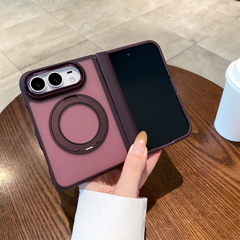 iphone duo ケース ヒンジ 保護 折りたたみiPhone Duo ケース スタンド 付き指紋 付きにくい
