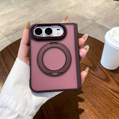 iphone duo ケース ヒンジ 保護 折りたたみiPhone Duo ケース スタンド 付き指紋 付きにくい