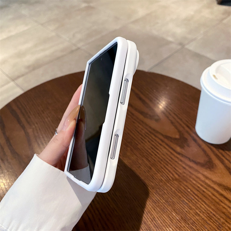 iphone duo ケース ヒンジ 保護 折りたたみiPhone Duo ケース スタンド 付き指紋 付きにくい