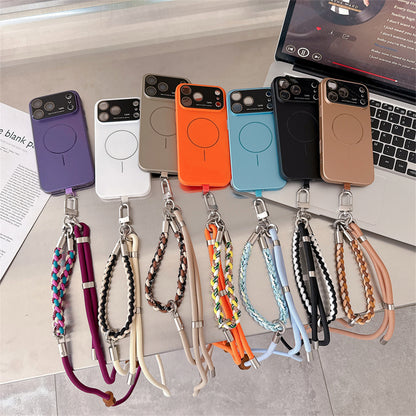 2本ストラップ付き magsafeケース iphone12~17シリーズ対応 ショルダーケース guestcase