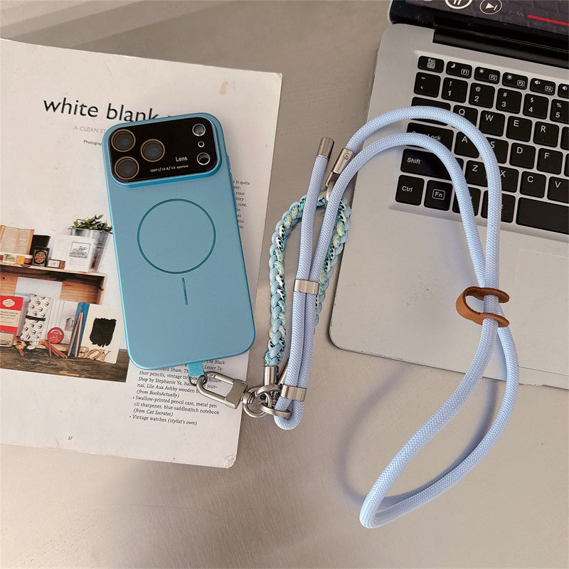 2本ストラップ付き magsafeケース iphone12~17シリーズ対応 ショルダーケース guestcase