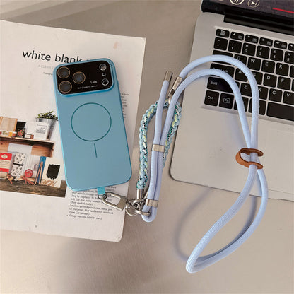 2本ストラップ付き magsafeケース iphone12~17シリーズ対応 ショルダーケース guestcase