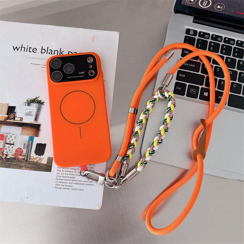 2本ストラップ付き magsafeケース iphone12~17シリーズ対応 ショルダーケース guestcase