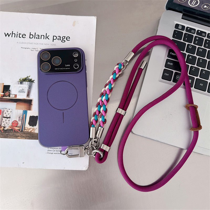 2本ストラップ付き magsafeケース iphone12~17シリーズ対応 ショルダーケース guestcase