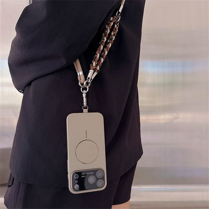 2本ストラップ付き magsafeケース iphone12~17シリーズ対応 ショルダーケース guestcase