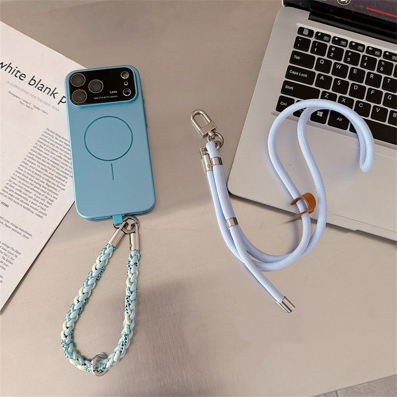 2本ストラップ付き magsafeケース iphone12~17シリーズ対応 ショルダーケース guestcase