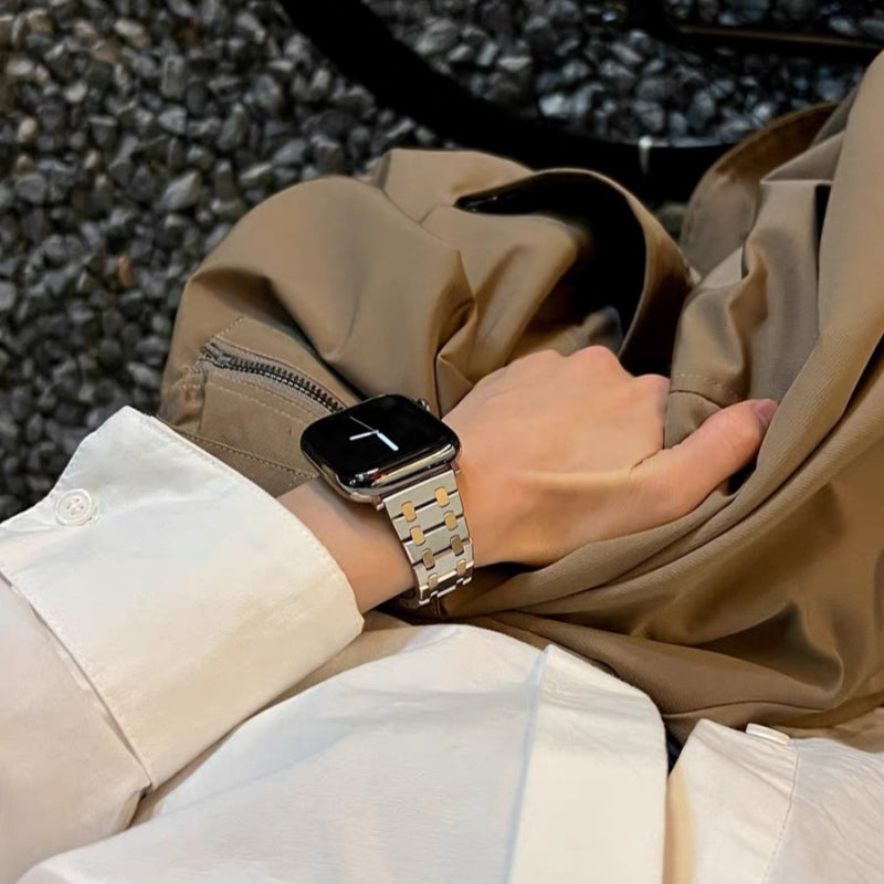 ステンレス アップル ウォッチ ウルトラ バンド 高級 メンズ Apple Watch 10/11 バンド おすすめ guestcase