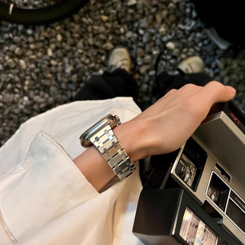 ステンレス アップル ウォッチ ウルトラ バンド 高級 メンズ Apple Watch 10/11 バンド おすすめ guestcase