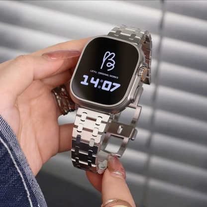 ステンレス アップル ウォッチ ウルトラ バンド 高級 メンズ Apple Watch 10/11 バンド おすすめ guestcase シルバー 38/40/41/42(Series10/11)mm