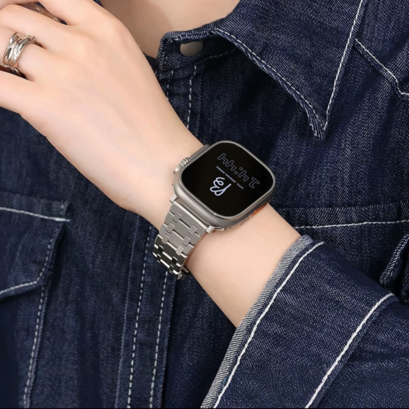 ステンレス アップル ウォッチ ウルトラ バンド 高級 メンズ Apple Watch 10/11 バンド おすすめ guestcase