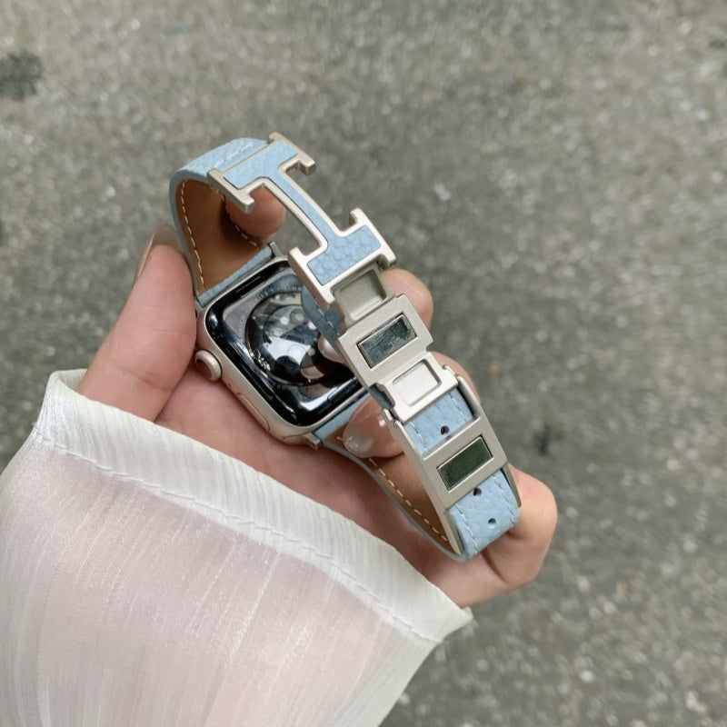 apple watch 革 バンド 高級 レディース アップル ウォッチ se3/11 バンド マグネット guestcase