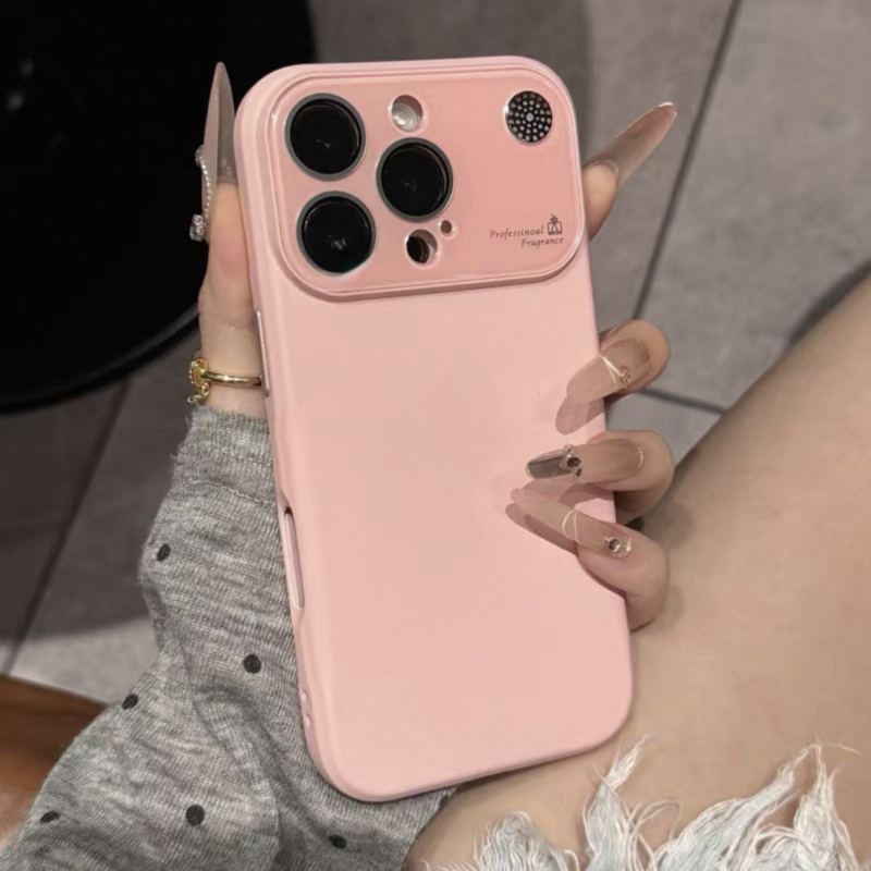 アロマ ディフューザー付き iphone17/17air シリコンケース カメラ保護 耐衝撃iphoneケース シンプル