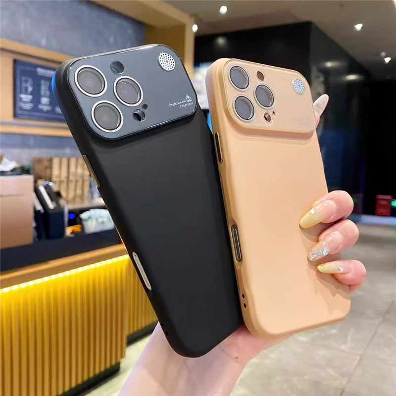 アロマ ディフューザー付き iphone17/17air シリコンケース カメラ保護 耐衝撃iphoneケース シンプル
