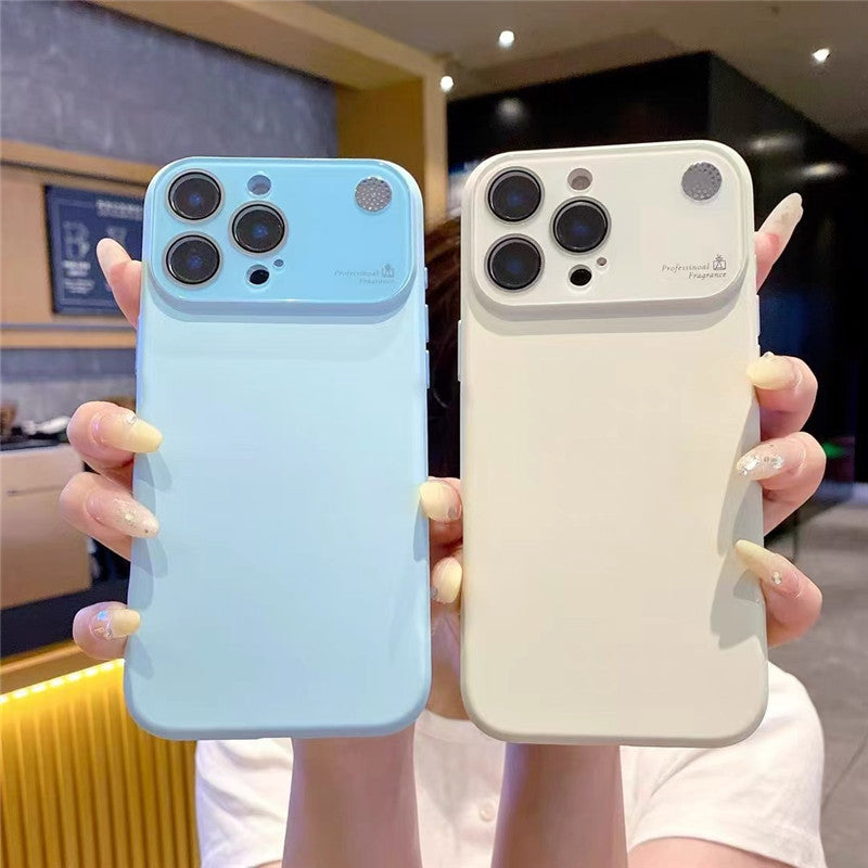 アロマ ディフューザー付き iphone17/17air シリコンケース カメラ保護 耐衝撃iphoneケース シンプル
