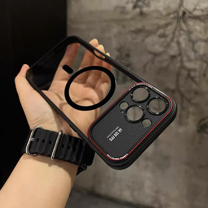 付けるだけでiPhone17に変身！iphone17air/16 ケース おしゃれ メンズ 指紋対策 magsafeケース GUESTCASE ブラック(クリア) iPhone16