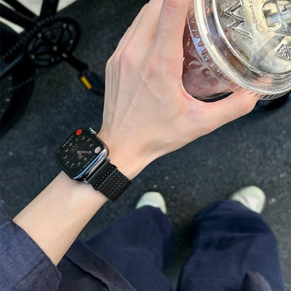 高級 ステンレス apple watchバンド モールス信号 アップルウォッチバンド マグネット式 軽い GUESTCASE