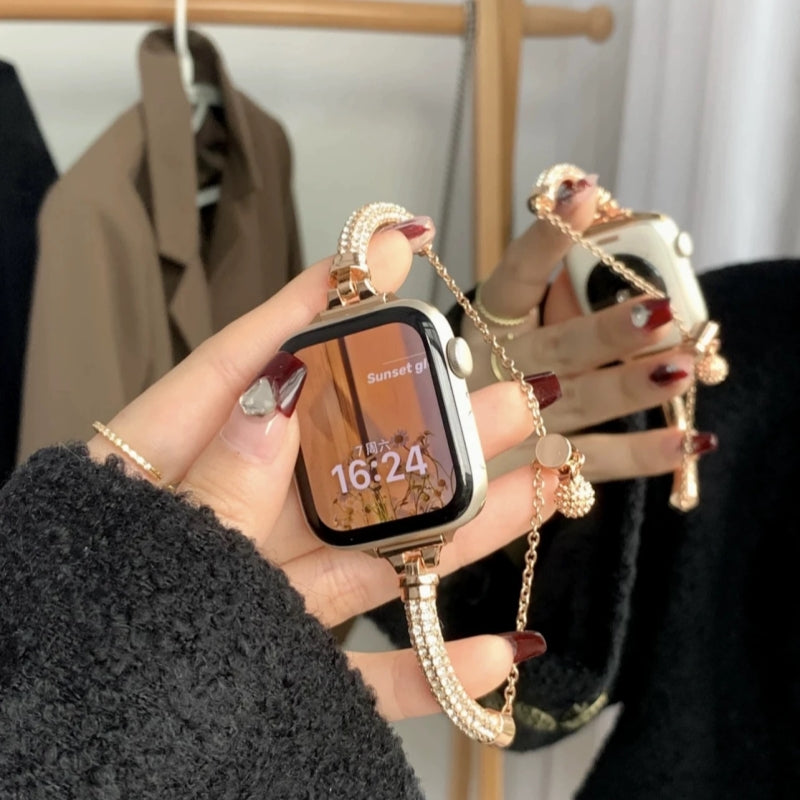 「apple watchケースプレゼント！」アップル ウォッチ ブレスレット apple watchバンド 女性 guestcase