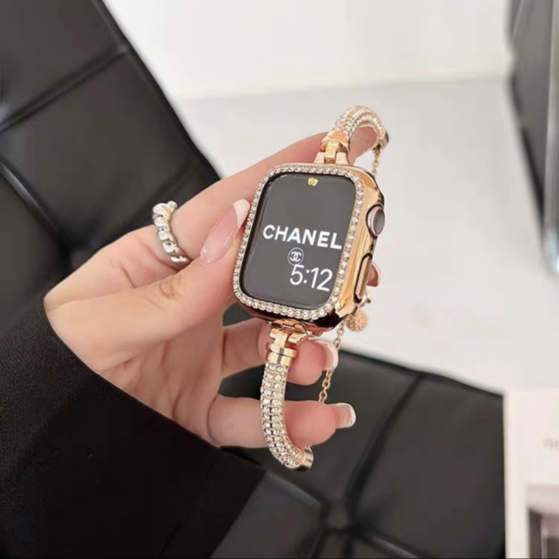 「apple watchケースプレゼント！」アップル ウォッチ ブレスレット apple watchバンド 女性 guestcase ピンクゴールド 38mm