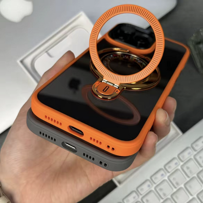隠しスタンド magsafe対応 iphone17pro/16pro ケース クリア スマホケース キラキラ 動く GUESTCASE