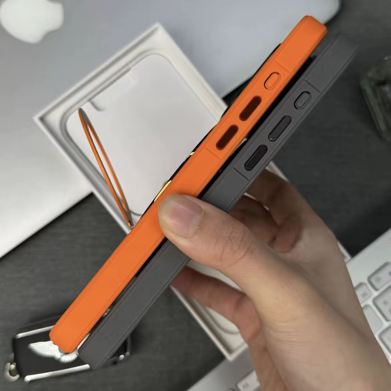 隠しスタンド magsafe対応 iphone17pro/16pro ケース クリア スマホケース キラキラ 動く GUESTCASE