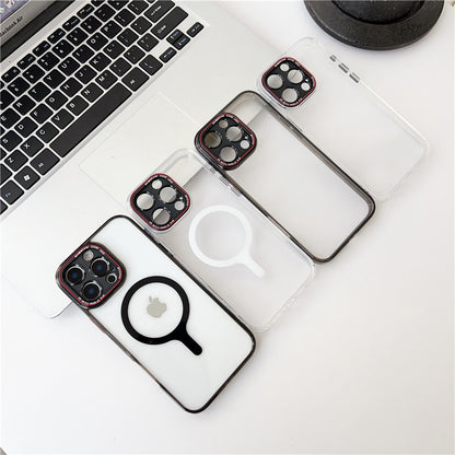 耐衝撃 クリア iPhone17pro/16/15ケース magsafeケース 男女兼用 GUESTCASE