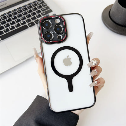 耐衝撃 クリア iPhone17pro/16/15ケース magsafeケース 男女兼用 GUESTCASE ブラック(magsafeケース) iPhone16