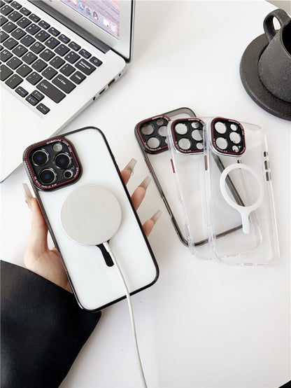 耐衝撃 クリア iPhone17pro/16/15ケース magsafeケース 男女兼用 GUESTCASE