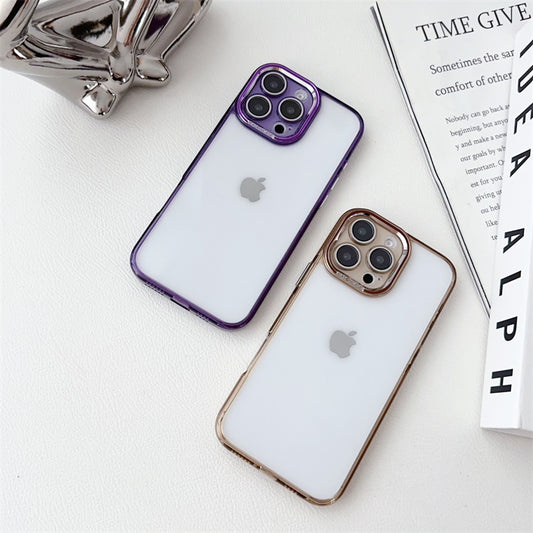 フチありiPhoneクリアケース カメラ保護 黄ばみにくいpciPhone透明ケース かわいい 記念切符やステッカー挟むだけ