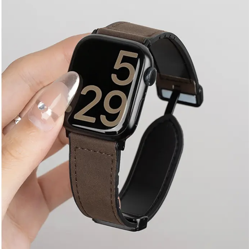 アップル ウォッチ バンド マグネット メンズ apple watchレザーベルト 高級 おしゃれ guestcase