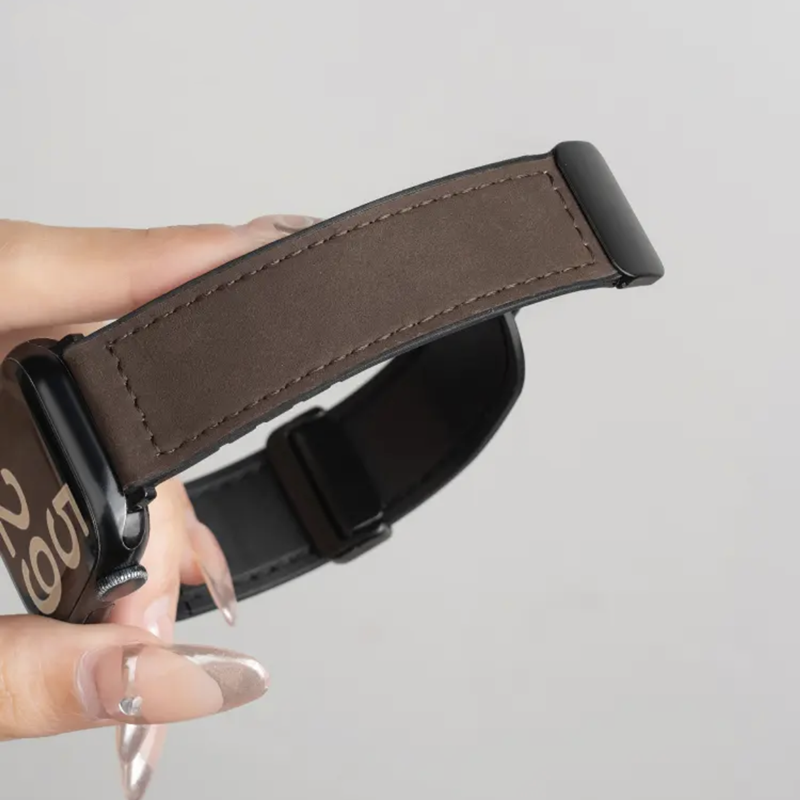 アップル ウォッチ バンド マグネット メンズ apple watchレザーベルト 高級 おしゃれ guestcase