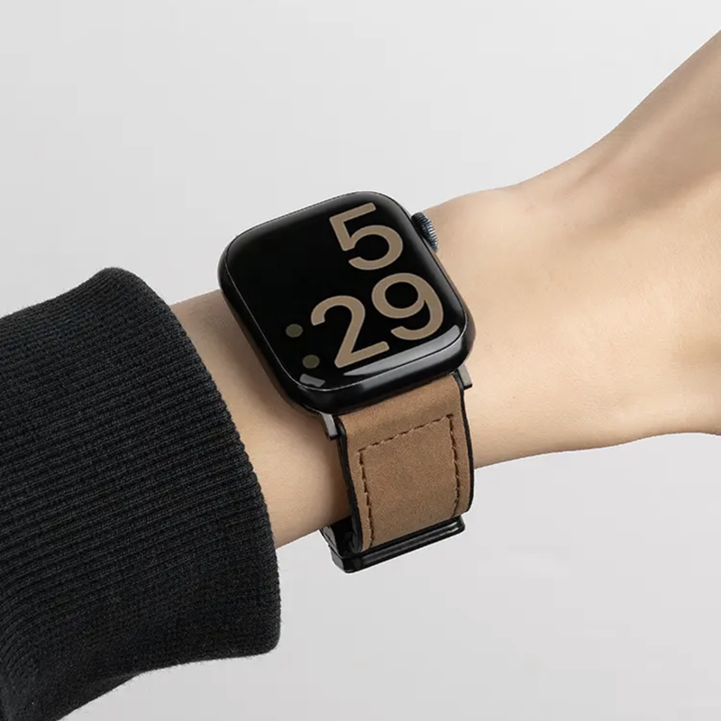 アップル ウォッチ バンド マグネット メンズ apple watchレザーベルト 高級 おしゃれ guestcase