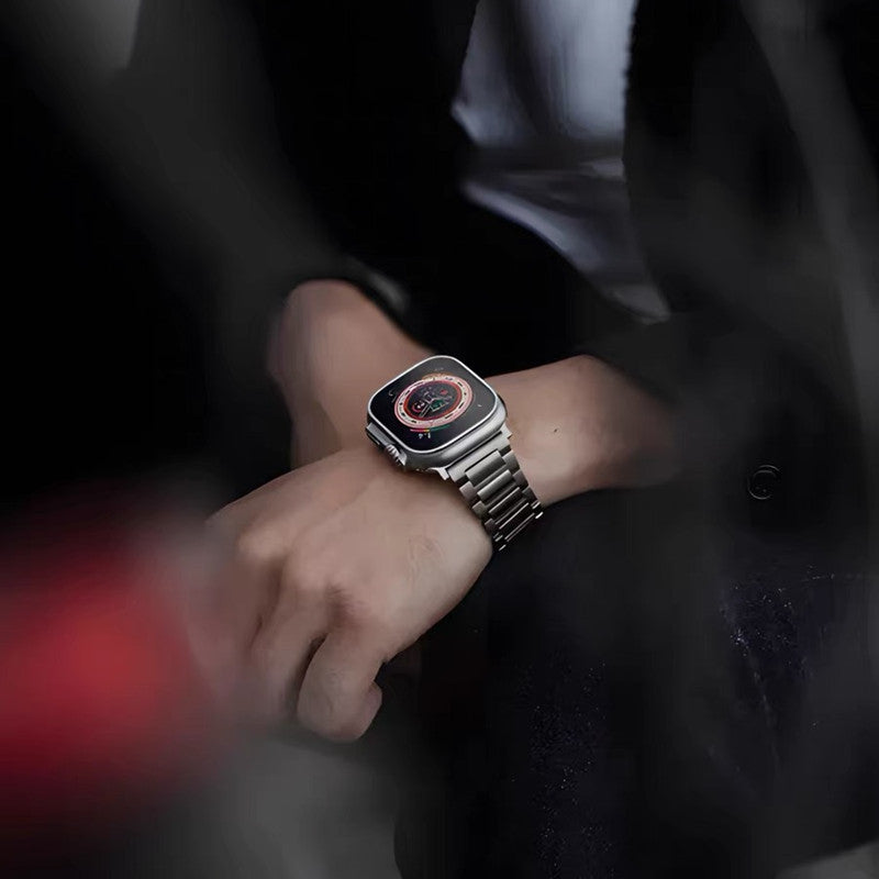 アップルウォッチバントバンド チタン 高級 apple watchバンド メンズ guestcase