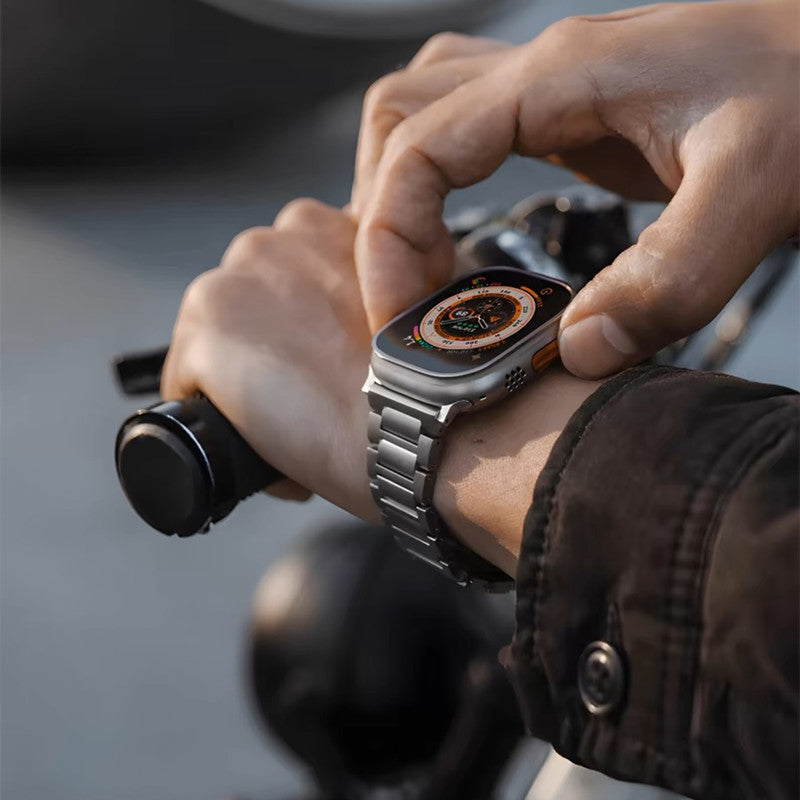 アップルウォッチバントバンド チタン 高級 apple watchバンド メンズ guestcase