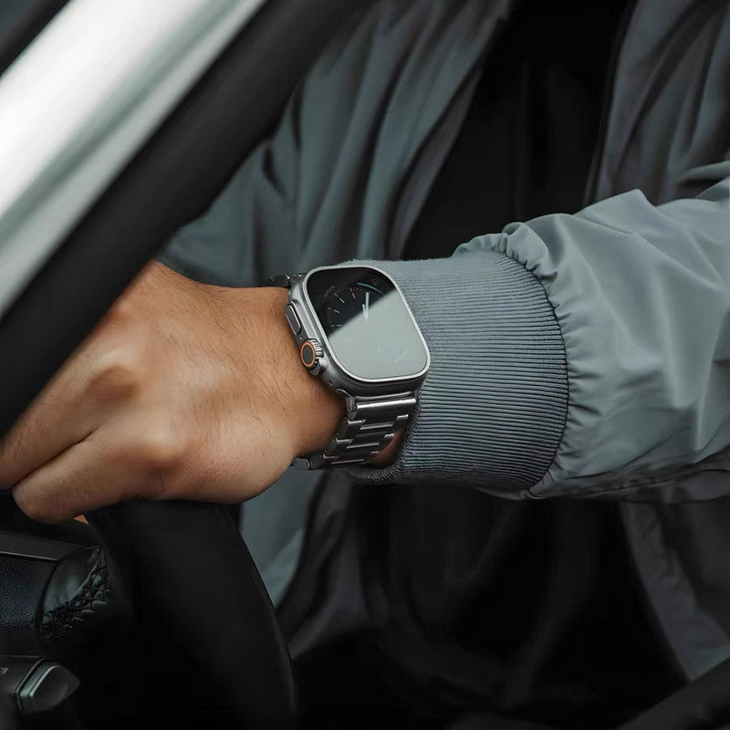 アップルウォッチバントバンド チタン 高級 apple watchバンド メンズ guestcase