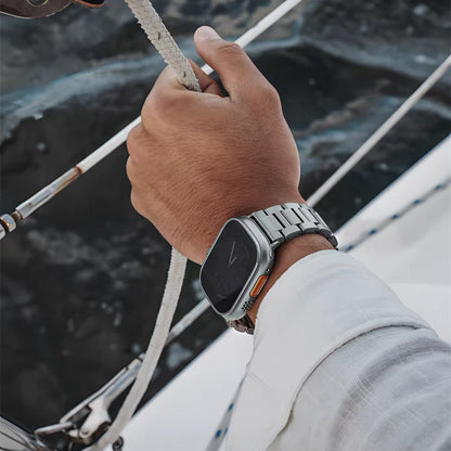 アップルウォッチバントバンド チタン 高級 apple watchバンド メンズ guestcase