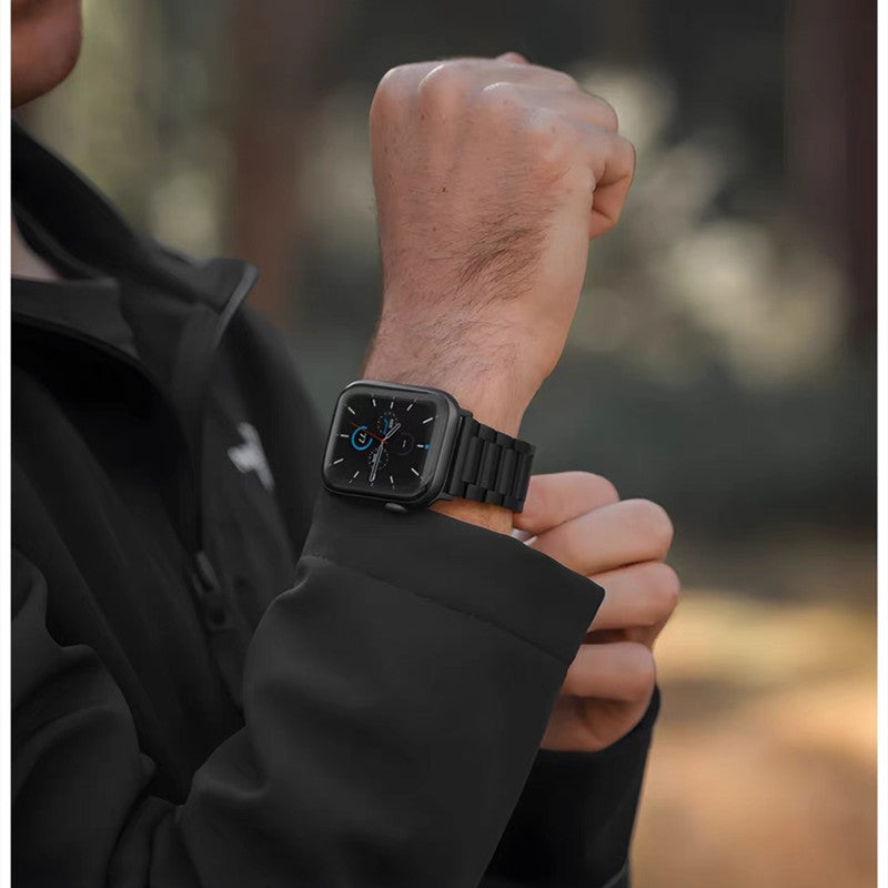 アップルウォッチバントバンド チタン 高級 apple watchバンド メンズ guestcase