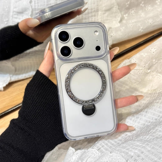 iphone17/17promax クリアケース キラキラスタンド付き magsafeケース おしゃれ GETCASE クリア iPhone17