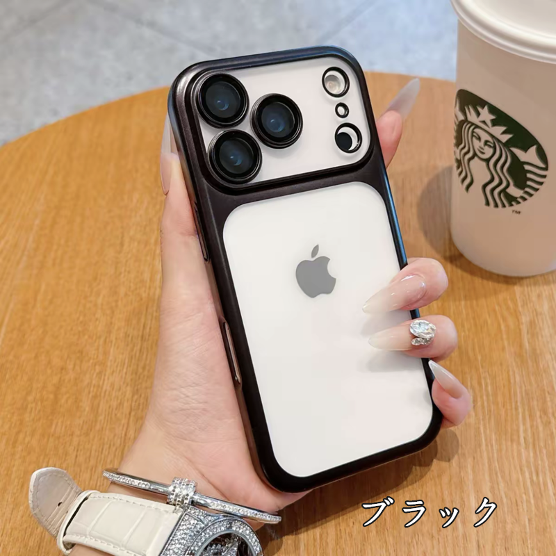 iphone17/17proケース マットクリア iphoneケース 指紋つかない カメラ保護