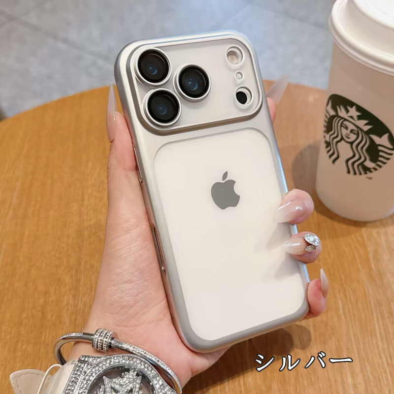 iphone17/17proケース マットクリア iphoneケース 指紋つかない カメラ保護