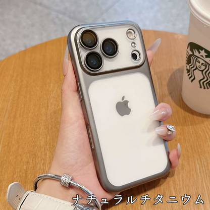 iphone17/17proケース マットクリア iphoneケース 指紋つかない カメラ保護
