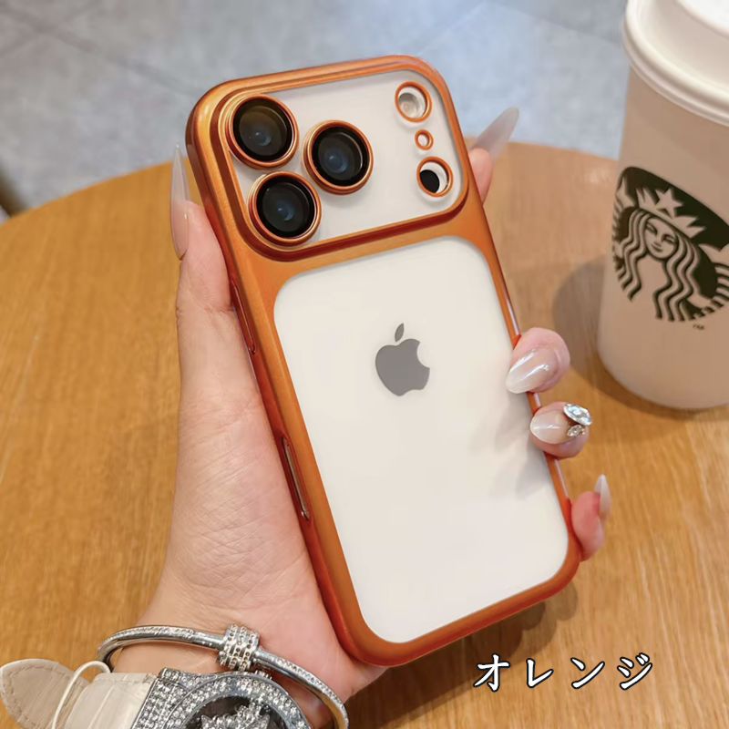 iphone17/17proケース マットクリア iphoneケース 指紋つかない カメラ保護