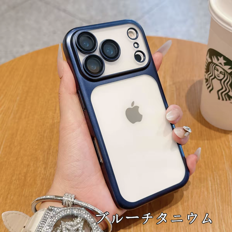 iphone17/17proケース マットクリア iphoneケース 指紋つかない カメラ保護