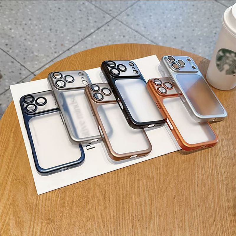 iphone17/17proケース マットクリア iphoneケース 指紋つかない カメラ保護