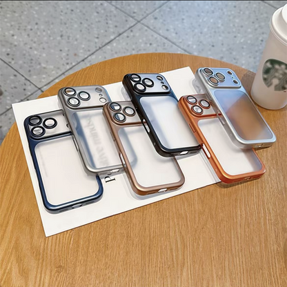 iphone17/17proケース マットクリア iphoneケース 指紋つかない カメラ保護