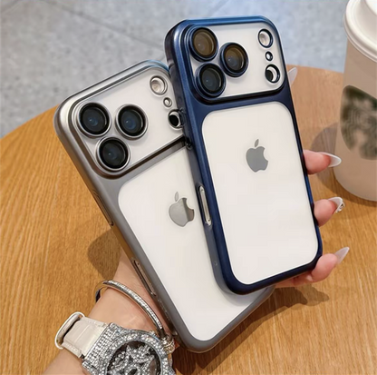 iphone17/17proケース マットクリア iphoneケース 指紋つかない カメラ保護