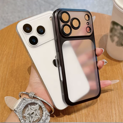 iphone17/17proケース マットクリア iphoneケース 指紋つかない カメラ保護