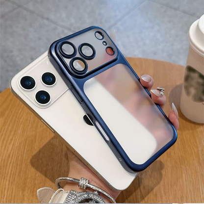 iphone17/17proケース マットクリア iphoneケース 指紋つかない カメラ保護